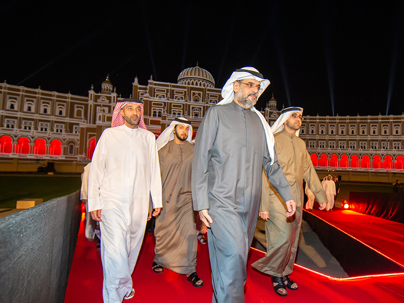بالصور: ولي عهد الشارقة يشهد انطلاق فعاليات "مهرجان أضواء الشارقة 2019"